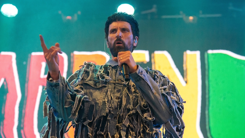 Sergio Pizzorno of Kasabian at Glastonbury