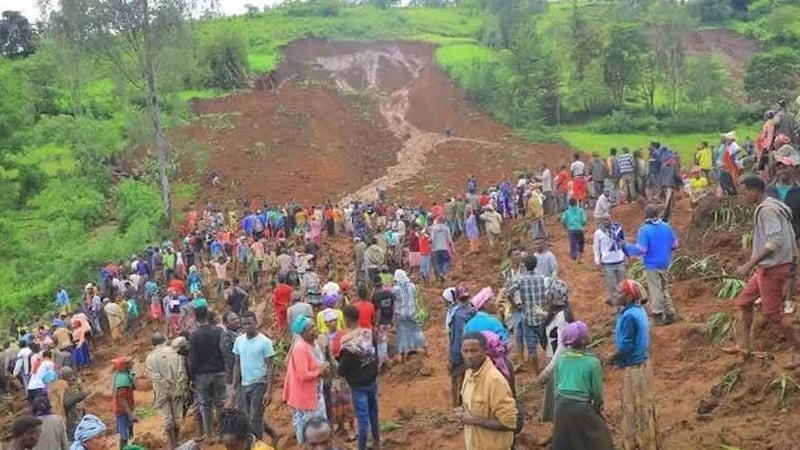 The death toll is expected to rise in south Ethiopia landslide (Image: Basketo Zone Government Communication Affairs Department)