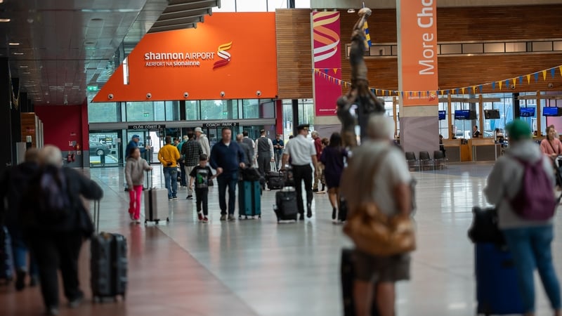 Shannon Airport reported a total of 974,012 passengers for the first six months of 2024