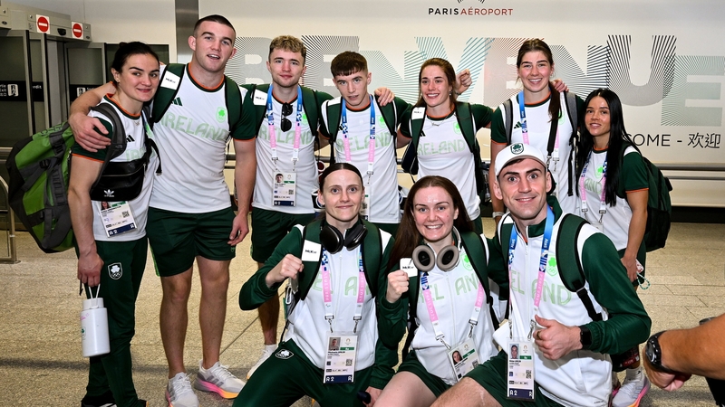 The boxing team prepare to fly to Paris