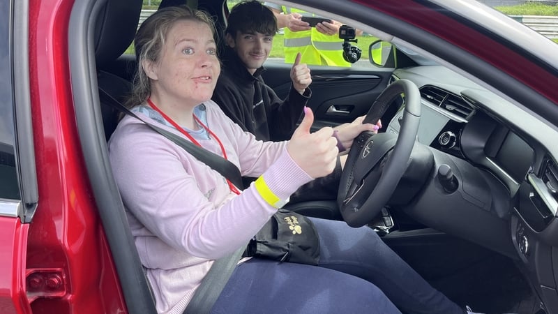 Katie Megahey found the rally experience to be 'scary' but 'brilliant'