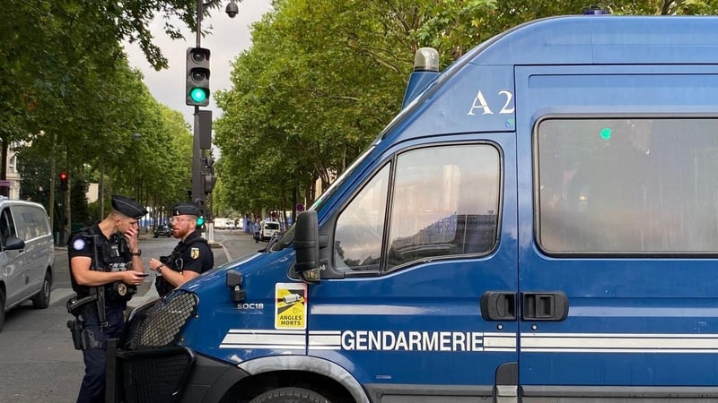 Officials have said more than 45,000 police officers are being deployed in Paris ahead of the Olympics