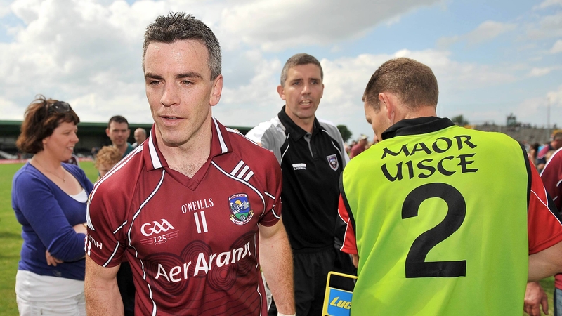 Kevin Walsh (C) knew Padraic Joyce as a team-mate and after he retired from playing