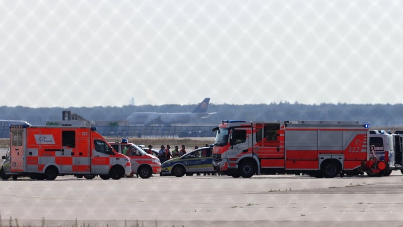 Operations at the airport were suspended for around two hours