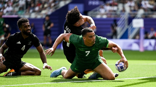 Jordan Conroy scores a second try just before half-time