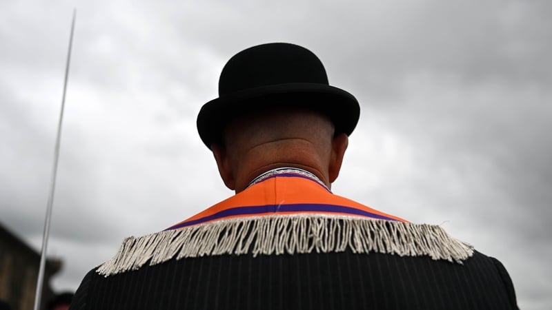 Orangemen were blocked from continuing their return march in Portadown last July
