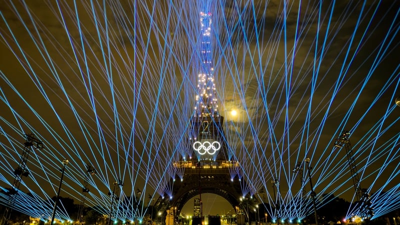 Rehearsals for the Paris 2024 Olympics opening ceremony. Photo: Mustafa Ciftci/Anadolu via Getty Images