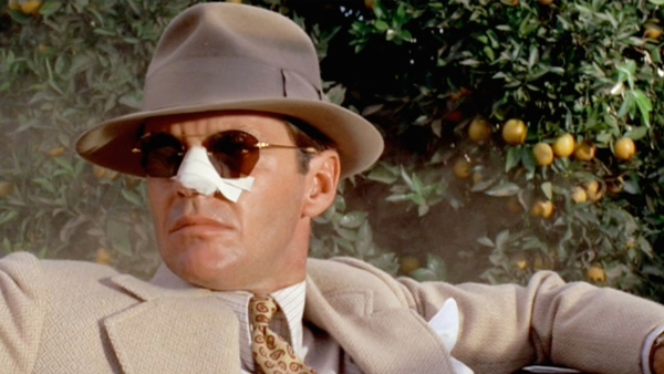 Jack Nicholson takes it on the nose in Chinatown (Pic: Getty)