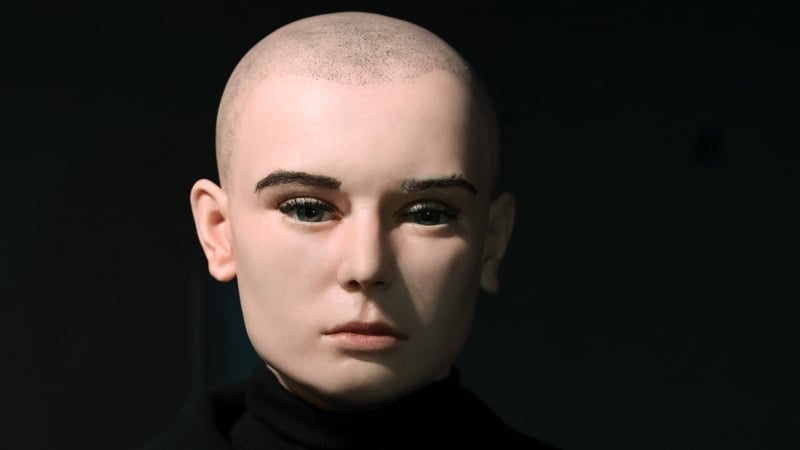 The wax figure of Sinéad O'Connor was revealed yesterday