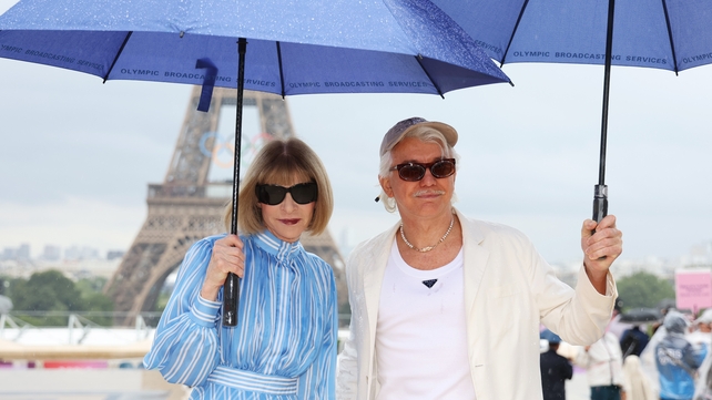 Anna Wintour and Baz Luhrmann