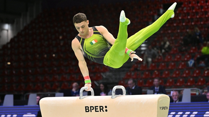 Rhys McClenaghan is an Olympic gold medallist on the pommel horse