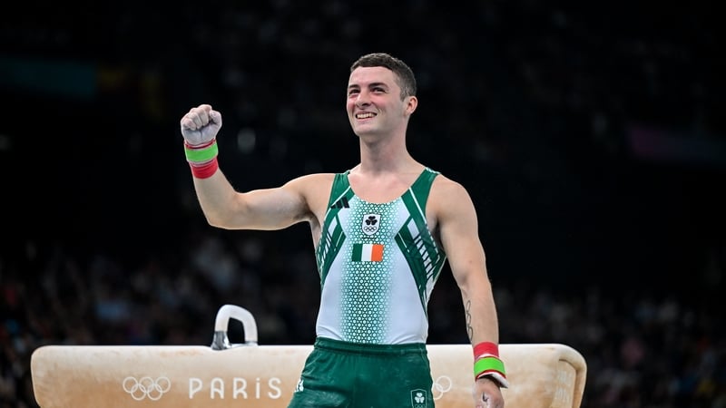 Gymnast Rhys McClenaghan won gold for Ireland at the Paris Olympics
