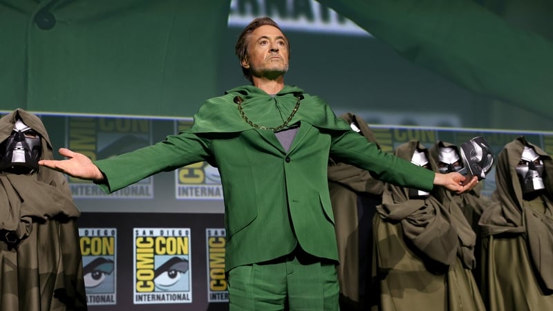 Robert Downey Jr - The longtime Iron Man actor was unveiled to huge applause at an MCU panel at San Diego Comic-Con on Saturday night
