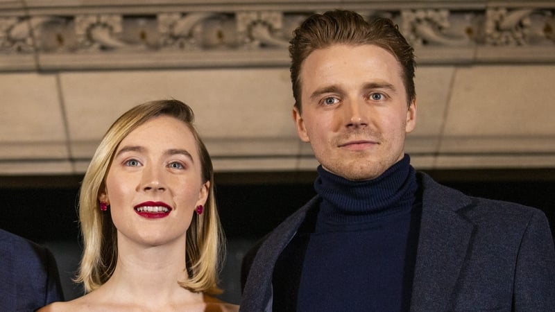Saoirse Ronan and Jack Lowden, pictured at the premiere of Mary Queen of Scots in Edinburgh in January 2019