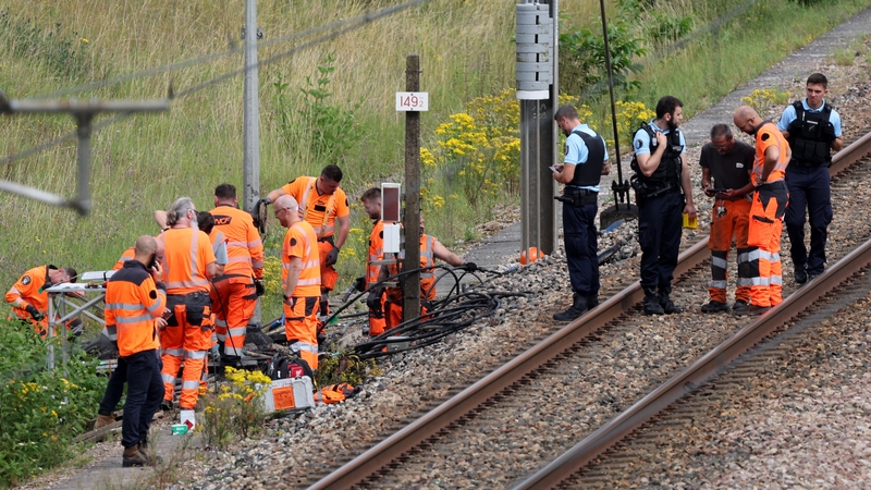 Train operator SNCF said vandals had damaged signal substations and cables along the lines connecting Paris with a number cities