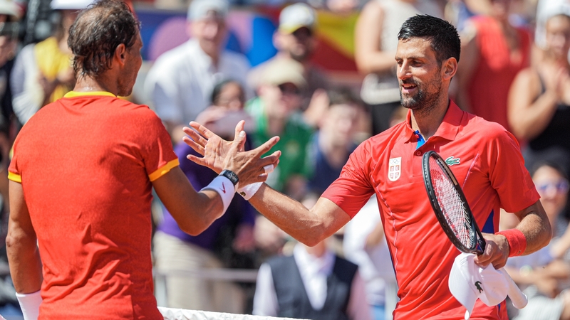 This could turn out to be the final handshake at the net between Rafael Nadal and Novak Djokovic in elite tennis