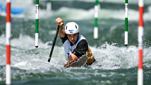 Liam Jegou in action at the Vaires-sur-Marne Nautical Stadium today