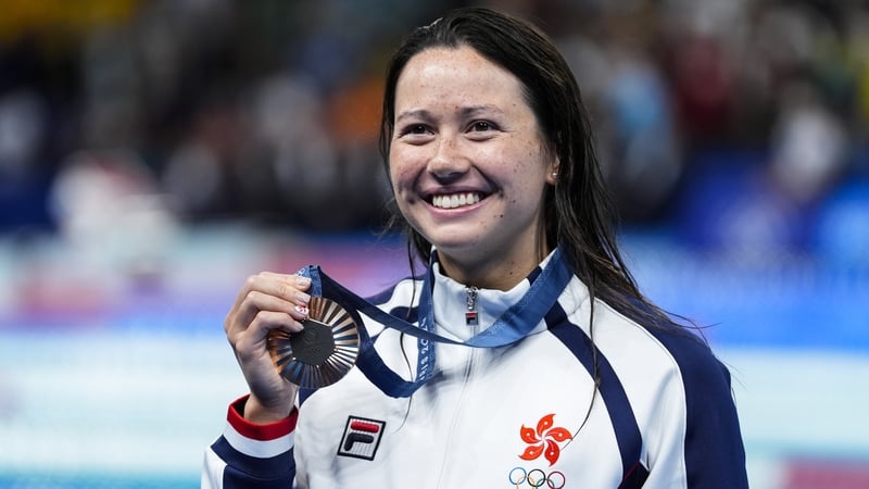 Siobhán Haughey won bronze in the women's 200m freestyle yesterday