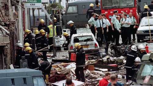 An Ómaigh: ní rabhthas cinnte de an ag barr nó i lár na sráide a fágadh an buama