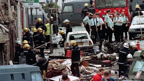 An Ómaigh: ní rabhthas cinnte de an ag barr nó i lár na sráide a fágadh an buama