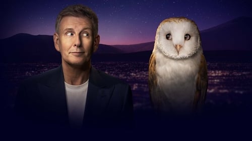 Patrick Kielty and an owl friend