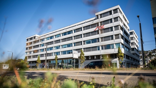 The SIX Swiss Exchange in Zurich