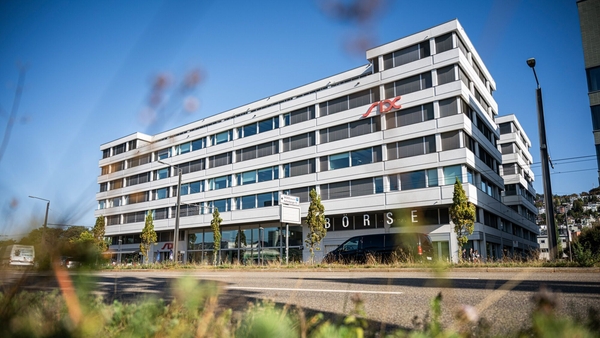 The SIX Swiss Exchange in Zurich