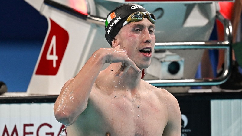 Daniel Wiffen is due to compete in the marathon swimming event