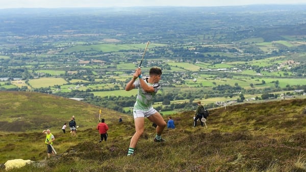 Down's Ruairí McCrickard competing in the 2018 GAA All-Ireland Poc Fada finals. Photo: Piaras Ó Mídheach/Sportsfile via Getty Images