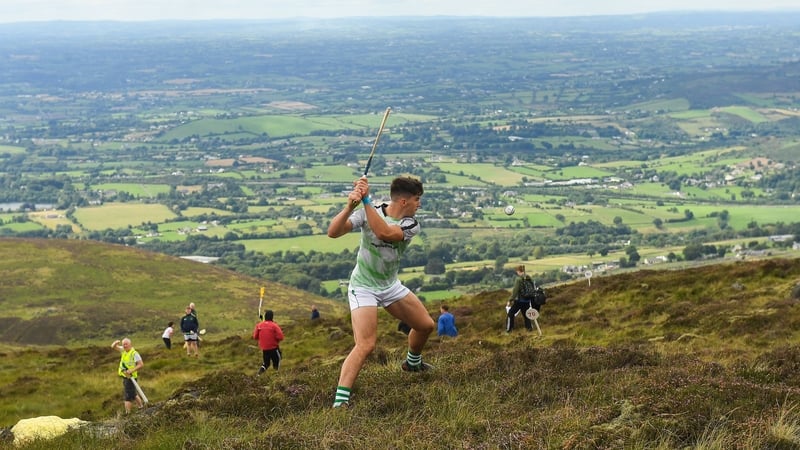 Down's Ruairí McCrickard competing in the 2018 GAA All-Ireland Poc Fada finals. Photo: Piaras Ó Mídheach/Sportsfile via Getty Images