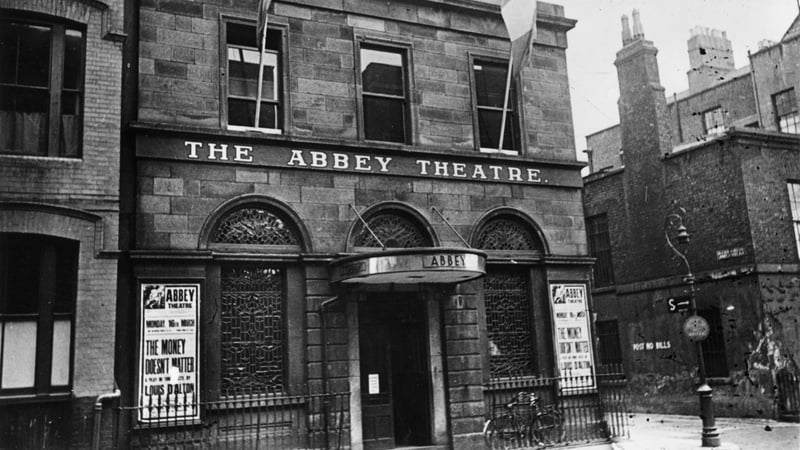 The Abbey Theatre in Dublin, founded by William Butler Yeats and Lady Gregory, pictured circa 1930. Photo: Getty Images