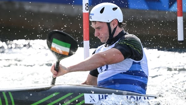 Hendrick finished 15th overall in the men's kayak