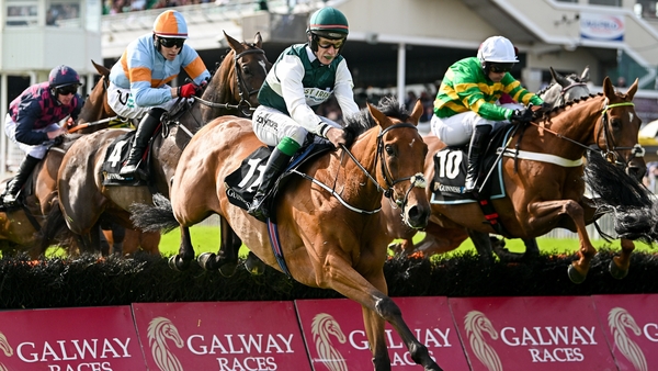 JJ Slevin and Nurburgring on their way to gaway hurdle victory