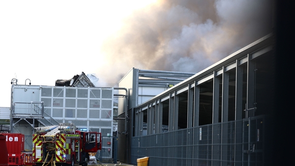 Dublin fire Brigade have said 'some structures have collapsed' (Image: RollingNews.ie)
