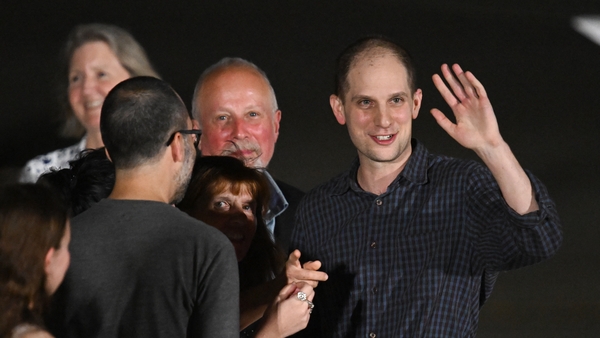 Journalist Evan Gershkovich was one of 16 prisoners handed over by Russia as part of the exchange