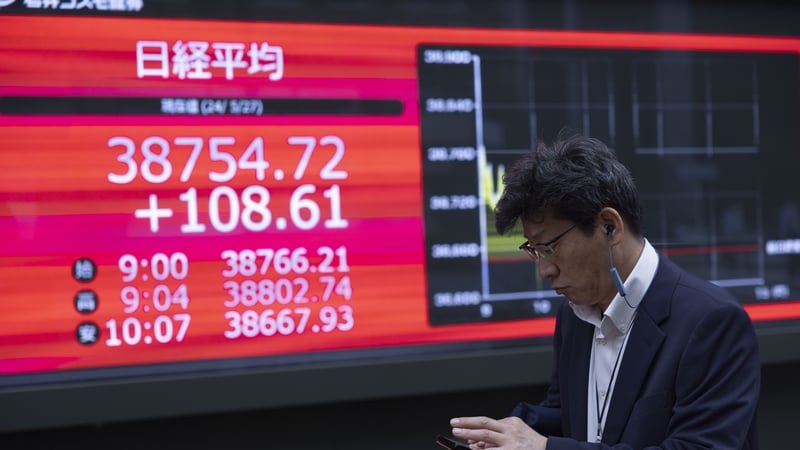 The Nikkei index in earlier trade today saw its largest fall in percentage terms since March 2020 at the start of the pandemic