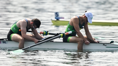 Ross Corrigan and Nathan Timoney finished in sixth
