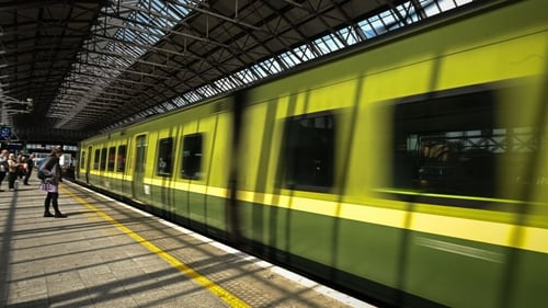 A major signalling fault caused the suspension of all DART services, the Dublin to Dundalk commuter service with Belfast services also affected (file pic)