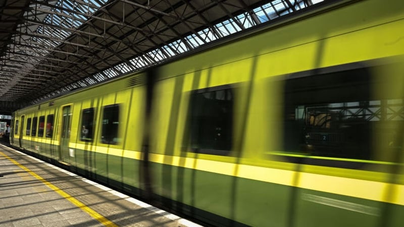 Passengers travelling to and from Bray on the DART are advised to travel early (file image)