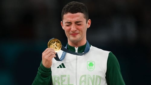 Rhys McClenaghan soaks in his golden moment