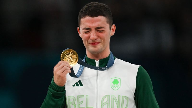 Rhys McClenaghan soaks in his golden moment