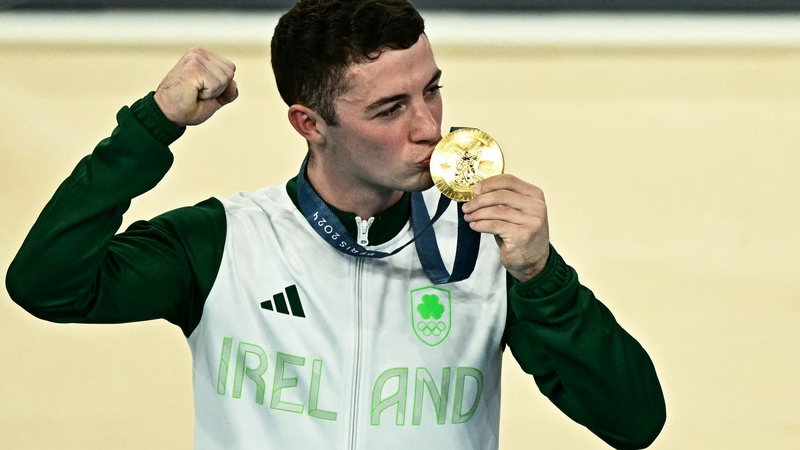 Rhys McClenaghan savouring the historic moment he became the first Irish gymnast to win Olympic gold on the pommel horse