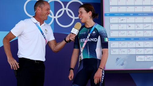Megan Armitage ahead of today's race