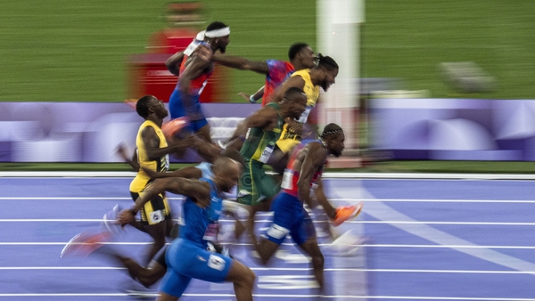 You could have thrown a blanket over all eight runners in a high-class 100m final