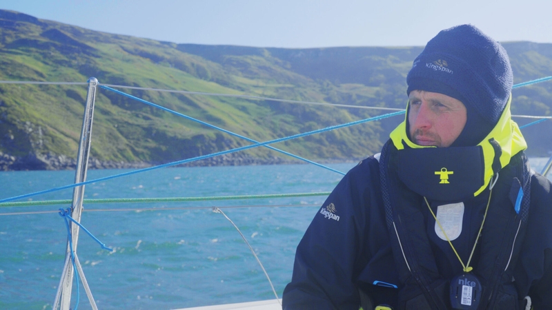 Irish solo sailor Tom Dolan attempts to be the fastest person to sail single-handed around the island of Ireland