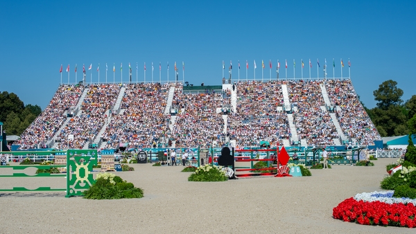 A view of the equestrian arena at Château de Versailles