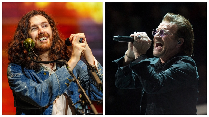 Hozier is shortlisted in the Best Alternative category and U2 are nominated in the Best Rock category