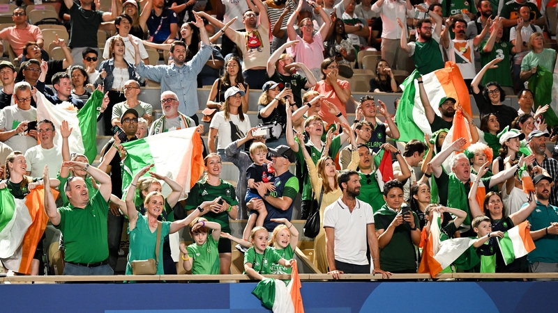 Kellie Harrington was also cheered on by a passionate Irish crowd in Paris
