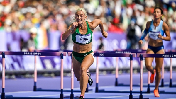 Face says it all as Sarah Lavin aims for that finishing line