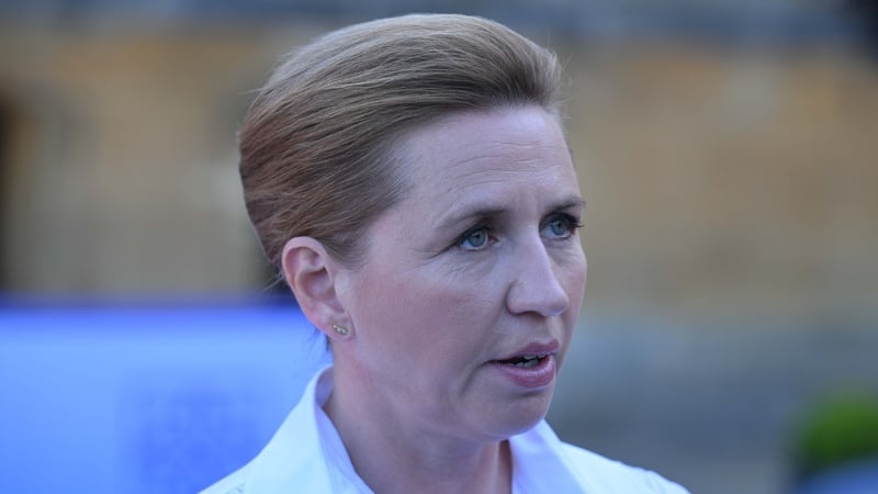 Mette Frederiksen said she was shaken up by the incident (File image)